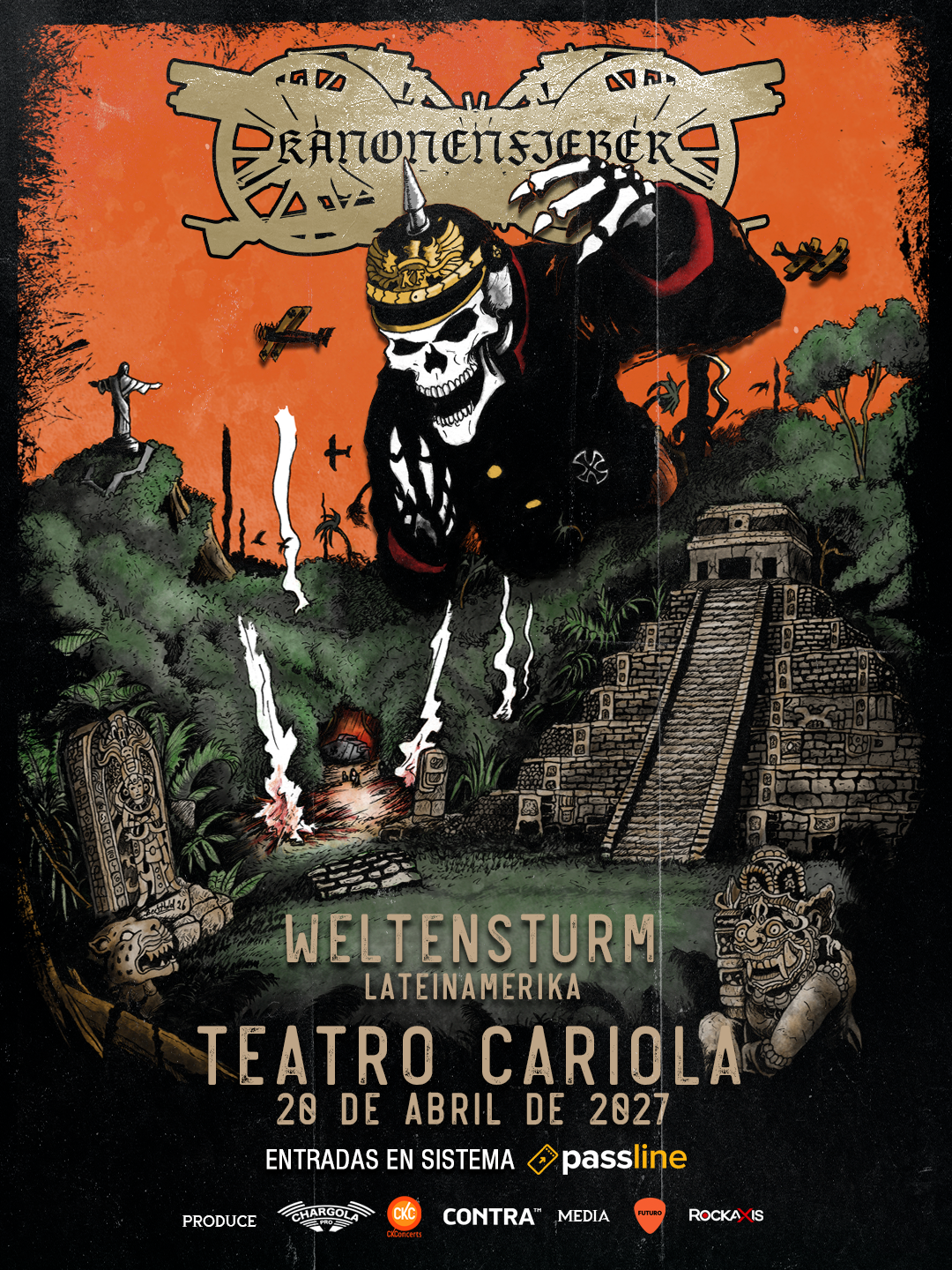 Segunda vez en Chile: Kanonenfieber regresa al Teatro Cariola